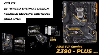 ASUS TUF Z390-Plus Gaming WiFi ATX Motherboard UNBOXING