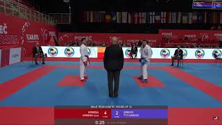 Armenia - Greece | Male Team Kumite | 56th European Karate Senior Championship 2021