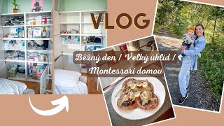 🍁VLOG Z BĚŽNÉHO DNE // 🧹Úklid dětského pokoje a koupelny // 👶Montessori domov