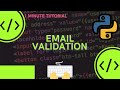 Email verification is easy using regex in Python