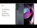 Moto G 5G Installing screen protector in one minute