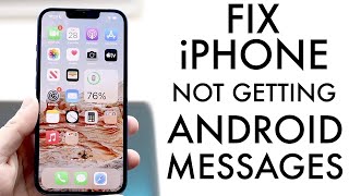 How To FIX iPhone Not Recieving Texts From Android