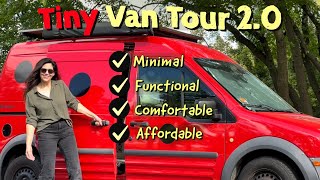Van Tour | Amazing DIY Van Conversion--Minimal, Functional, Affordable, Comforta