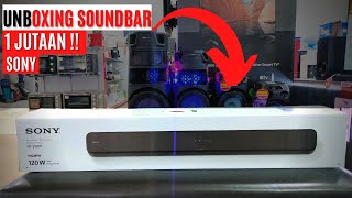 UNBOXING SOUNDBAR TERBARU SONY 1 JUTAAN || SONY HT S100F