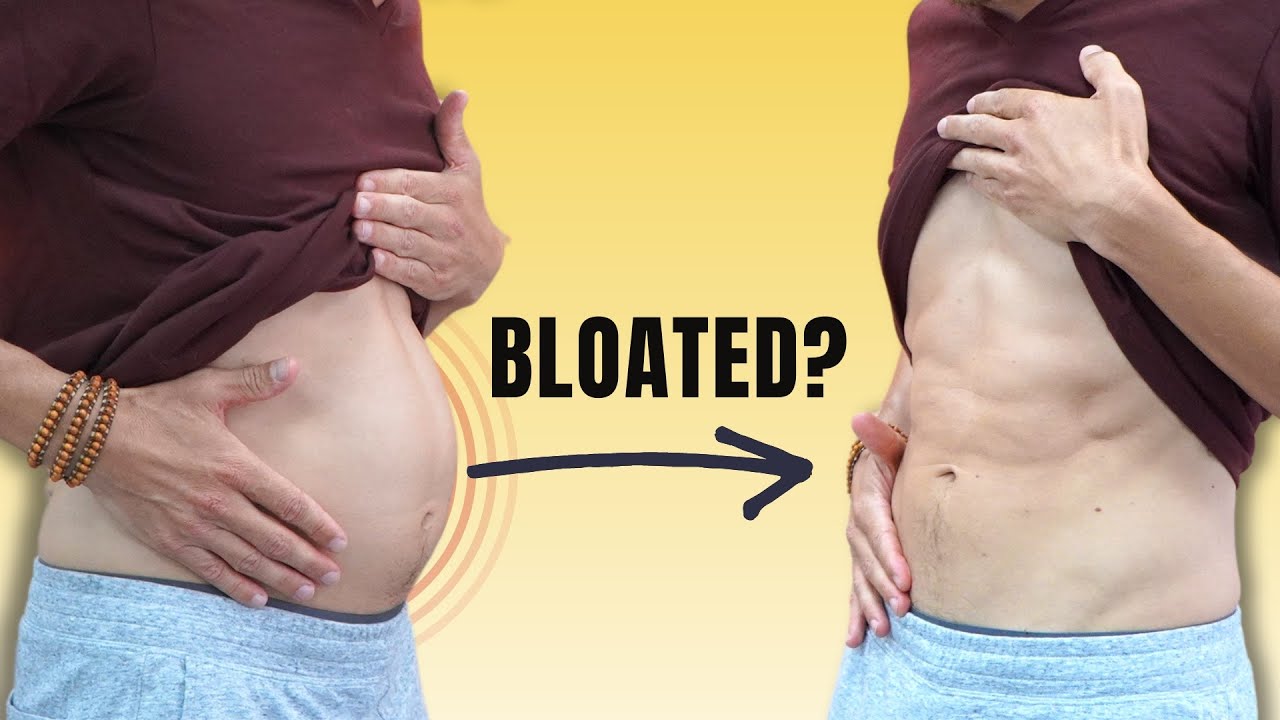 5 Minute Routine To Relieve Gas And Bloating (Quick And Easy) - YouTube