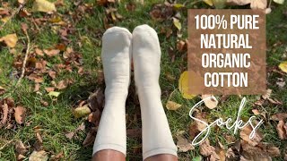 Step into Sustainable Comfort with 100% Organic Cotton Socks