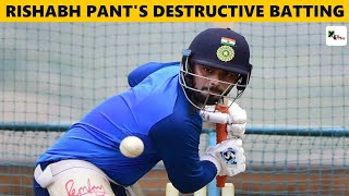 Rishabh Pant shows his destructive batting in nets | Pinch Hitting with Abhishek