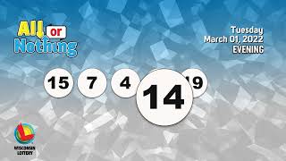 Wisconsin Lottery Evening Draw 03/01/2022