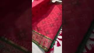 Soft Rangeen Patola Silk Saree With All Over Meenakari  || Latest Design Of  Patola Saree