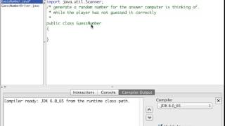Java GuessNumber Lab Pt 1