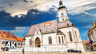 Zagreb Croatia, a charming medieval 'old city' with architecture and cobbled streets