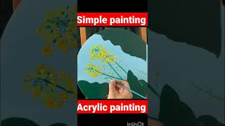 Acrylic painting🎨🎨#painting#art#viralvideo#stroke#flowerdrawing#ytshorts#2023#shorts#@artwithwisdom