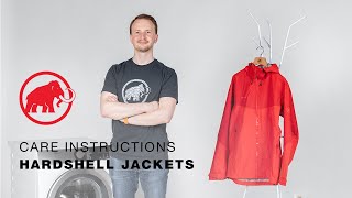 Mammut care instructions: The easy hardshell jacket cleaning guide