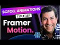 The Ultimate Framer Motion Scroll-Triggered Animations Guide! (React Animation Library)