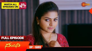 Nandhini - Episode 680 | Digital Re-release | Gemini TV Serial | Telugu Serial