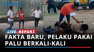 Rekonstruksi Kasus Pembunuhan Satu Keluarga di Kediri, Terungkap Fakta Baru, Pelaku Gunakan Palu