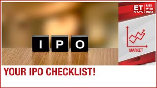 ET NOW brings you a 4 point IPO Checklist! | EXCLUSIVE