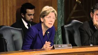 Elizabeth Warren's Q\u0026A of Ben Bernanke at Senate Banking Committee Hearing (full video)