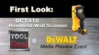 DeWalt DCT418 Handheld Radar Scanner - First Look