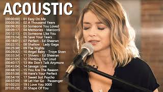 Acoustic Love Songs 2023 / Top English Acoustic Cover Songs / Guitar Acoustic So