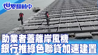 助業者蓋離岸風機 銀行推出綠色聯貸加速建置【世界翻轉中】 20241117