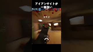 アイアンサイトを付けると強くなる武器 #r6s #シージ