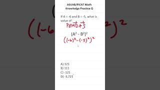 ASVAB/PiCAT Math Knowledge Practice Test Q: Evaluating Expressions #acetheasvab w/ #grammarhero