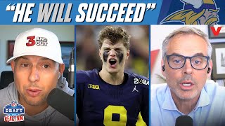 Colin Cowherd says JJ McCarthy “will succeed” with Minnesota Vikings | NFL Draft