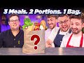 Chef vs Normals: GROCERY SHOP CHALLENGE | 3 Meals, 2 Portions, 1 Bag, 0 Waste