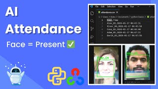 AI Face Recognition Attendance System using Python & Computer Vision 🖥️👤