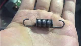 1.4mm double hook spring with  efficiency of 11pcs/min on camless spring forming machine