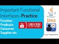 #9 - Java 8 - Functional Interfaces Practice Java 8 #java #functionalinterface