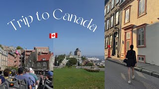 Canada Vlog🇨🇦｜カナダ初上陸🛬｜トロントで妹と再会🫶🏻｜ケベックでの2日間🌼｜晴天のバスツアー🚍｜トッケビロケ地巡り🤳🤍｜