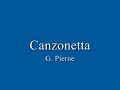 canzonetta g. pierne alto saxophone and piano