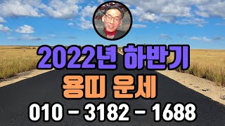 2022년 하반기 용띠 운세