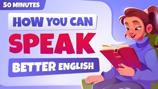 Improve Speaking Skills in 50 MINUTES | Daily Routine Conversations | Learn English by stories