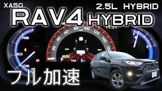 トヨタ RAV4 ハイブリッド (XA50) フル加速テスト！普段使いでも余裕のパワーを実感！XA50　TOYOTA　RAV4 hybrid