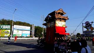 2018/4/29(日)横松地区祭礼 大回転