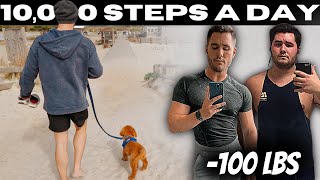 I Effortlessly Walk 10,000 Steps a Day & Lost 100 Pounds | Walking for Weight Loss