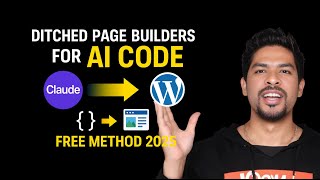 This Claude AI Trick Replaces All Page Builders (WordPress Free Method)