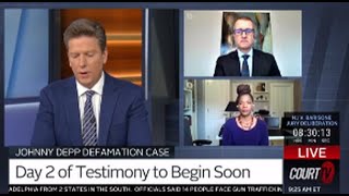 Johnny Depp's Defamation Case - Court TV - April 13, 2022 - Guest Legal Analyst, Aaron Nelson
