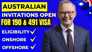 Subclass 190 & 491 Invitations are Open for Victoria: Australia Immigration News Today