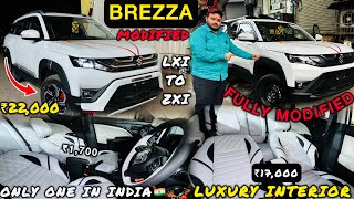 Brezza Modification Base To Top🔥Brezza Modified With Price