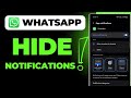 How To Hide WhatsApp Message Content On Lock Screen