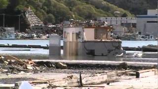 東日本大震災(東北地方太平洋沖地震)から60日後の女川町|May10_2011