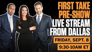First Take Pre-Show - Behind the scenes live stream from Dallas  | First Take | ESPN