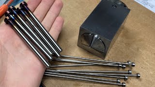 Cutting Injection Mold Ejector Pins with a Haas DM2 - Part 1