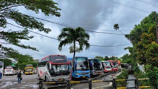 ADA YANG TERJUN BEBAS LIHAT PAPAN ATAS BUS SUMATERA BARAT PADANG dari JAKARTA Kp.RAMBUTAN 6 Feb 25