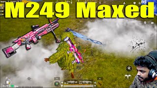 New Graffti M249 Maxed ( On Hit Effect ) 15 Solo Kills On PubgMobile #pubgmobile #bgmi #m249