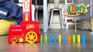 Domino Train Set | Toy Train Domino Stack